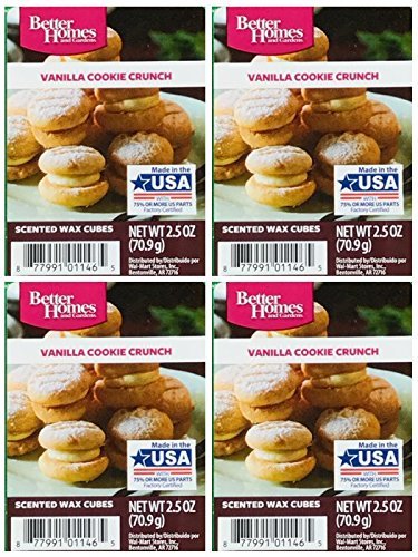 Foto 2 pulgar | Wax Cubes Better Homes & Gardens, Galletas Crujientes, Vainilla, Paquete De 4 - Venta Internacional.