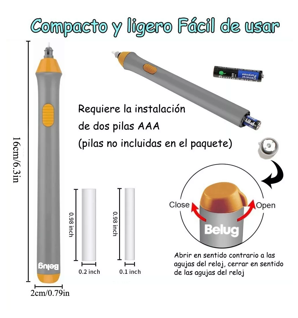 Foto 4 pulgar | Borrador Electrico Dibujo De Lápiz Ajustable 230 Repuestos Gris/amarillo Belug