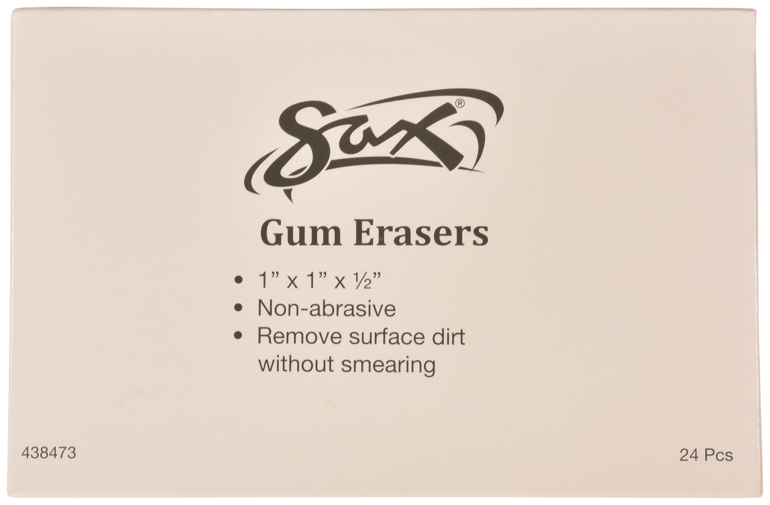 Foto 2 | Bloque De Goma De Mascar Eraser Sax 438473, 1 X 1 X 1/2 Pulgadas, Paquete De 24 - Venta Internacional.