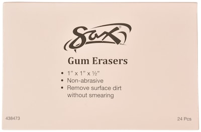 Foto 2 | Bloque De Goma De Mascar Eraser Sax 438473, 1 X 1 X 1/2 Pulgadas, Paquete De 24 - Venta Internacional.