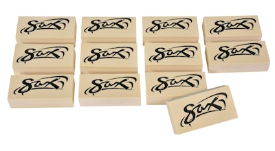 Foto 3 | Gomas De Borrar Para Jabón Sax-438485, 5 X 2,5 X 1,6 Cm, 12 Unidades, Color Blanco - Venta Internacional.