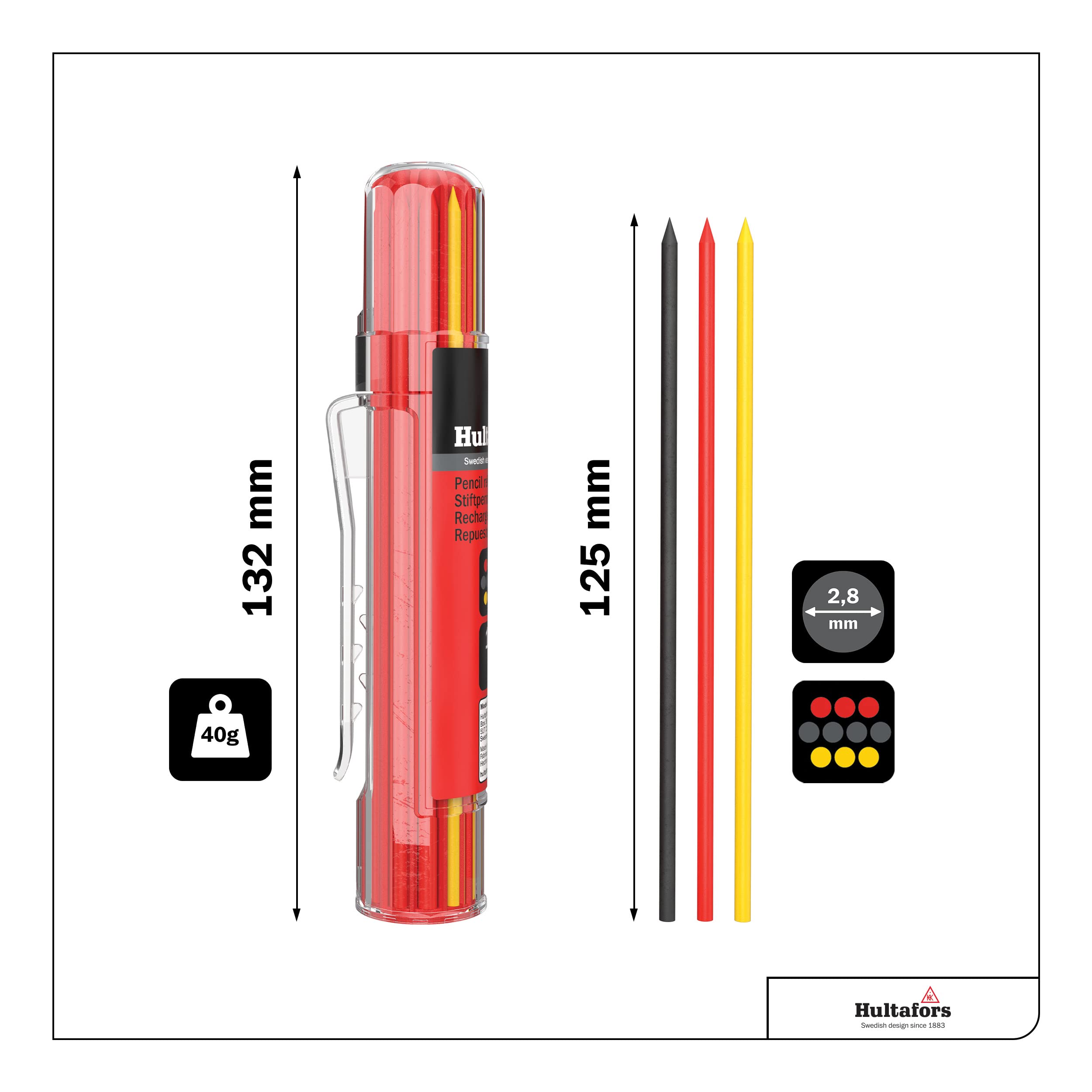 Foto 3 pulgar | Recambios Para Rotuladores Secos Hultafors Tools 650120u Hrd Gry - Venta Internacional.