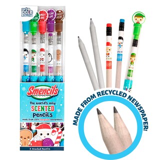 Foto 2 | Lápices Scentco Holiday Smencils Hb #2 Con Aroma A 5 Unidades Para Niños - Venta Internacional.