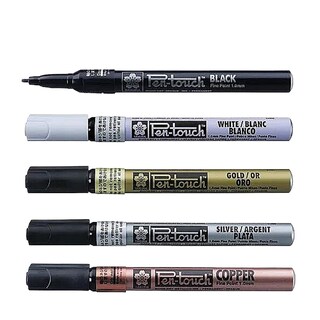 Foto 1 | Plumones Permanentes Sakura Pen Touch 5 Colores