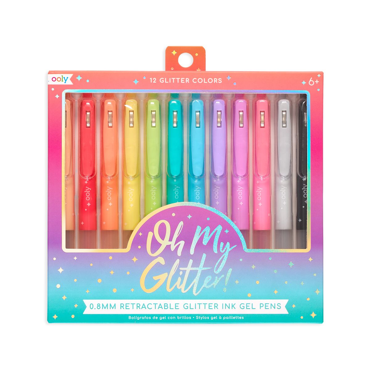 Bolígrafo Retráctil Ooly Oh My Glitter 12 pz