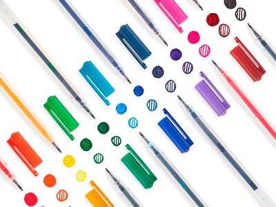 Foto 3 | Bolígrafos de Gel Color Luxe Ooly Multicolor con 12 Piezas