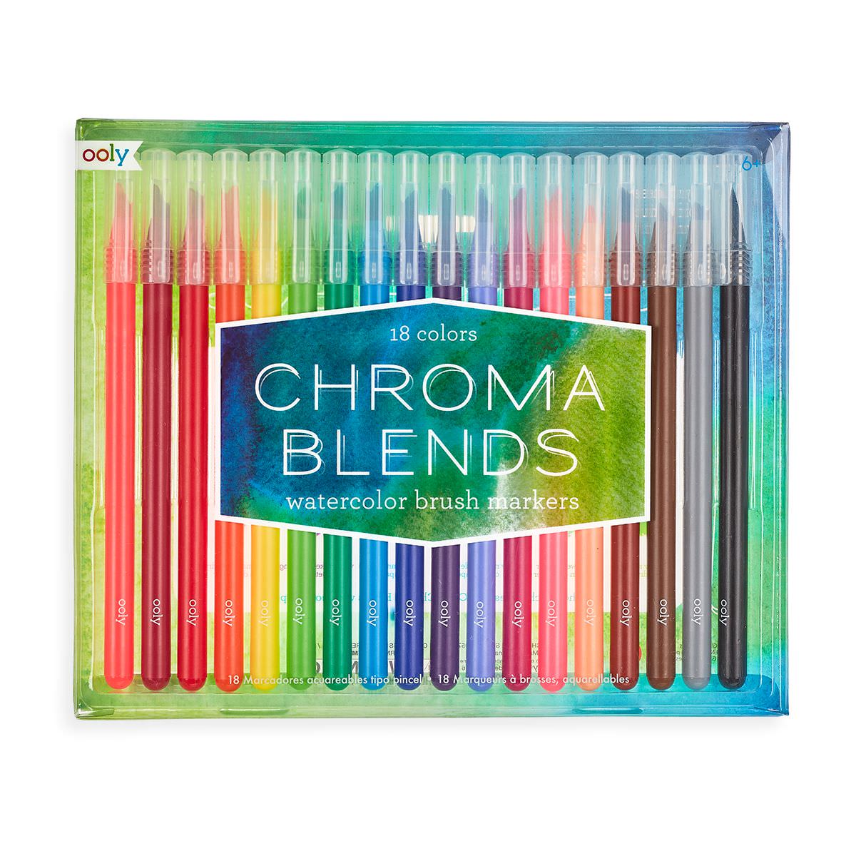 Marcadores Punta Pincel Chroma 18 Piezas