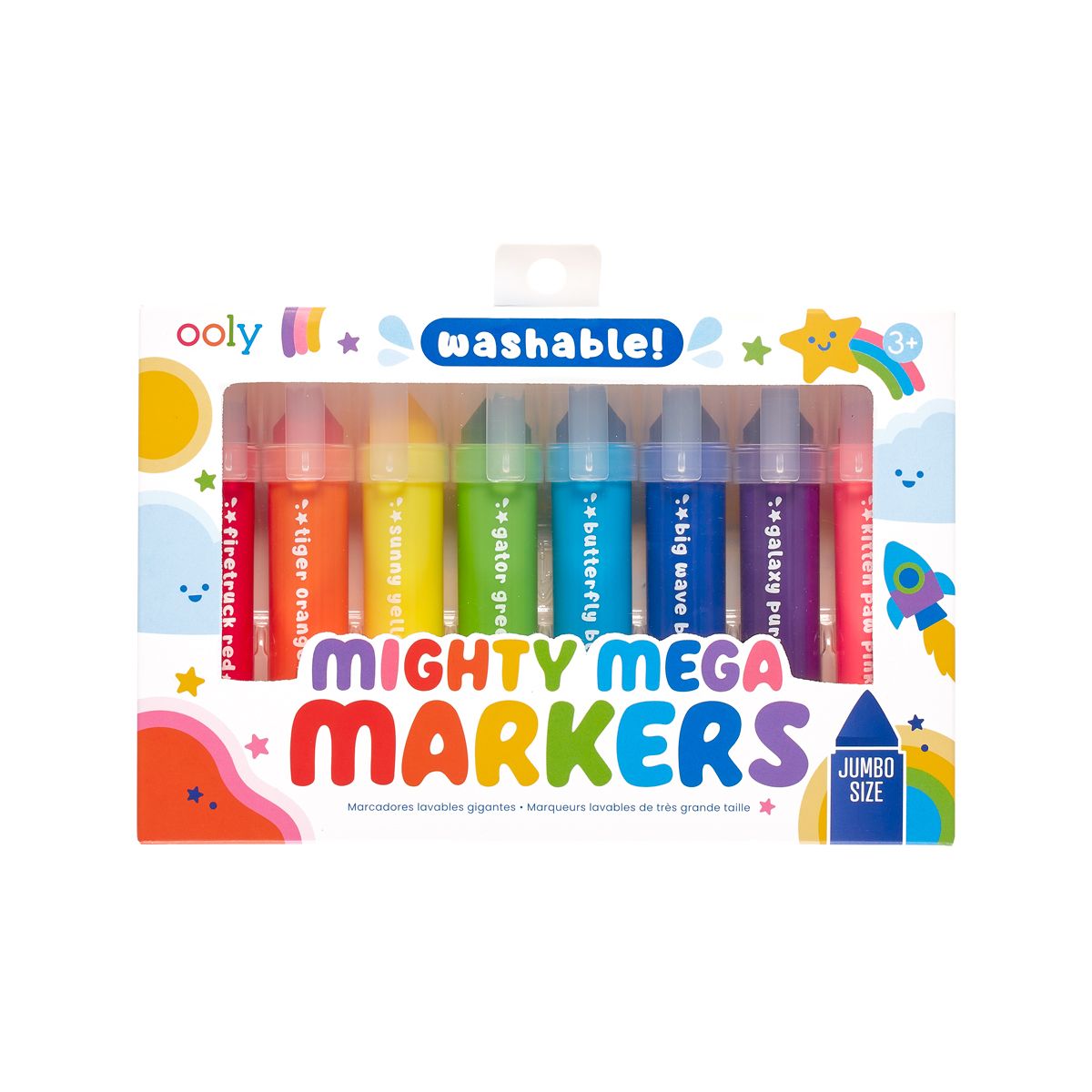 Foto 2 pulgar | Marcadores Jumbo Ooly Mighty Mega de 8 pz