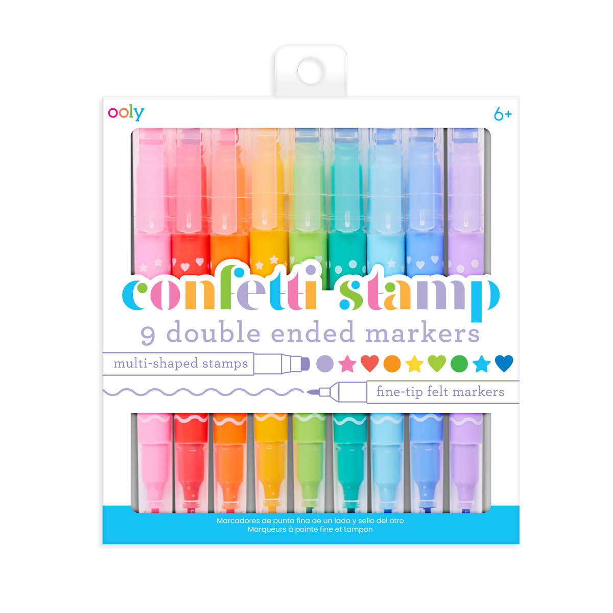 Rotuladores de Doble Punta con Sello Ooly Multicolor