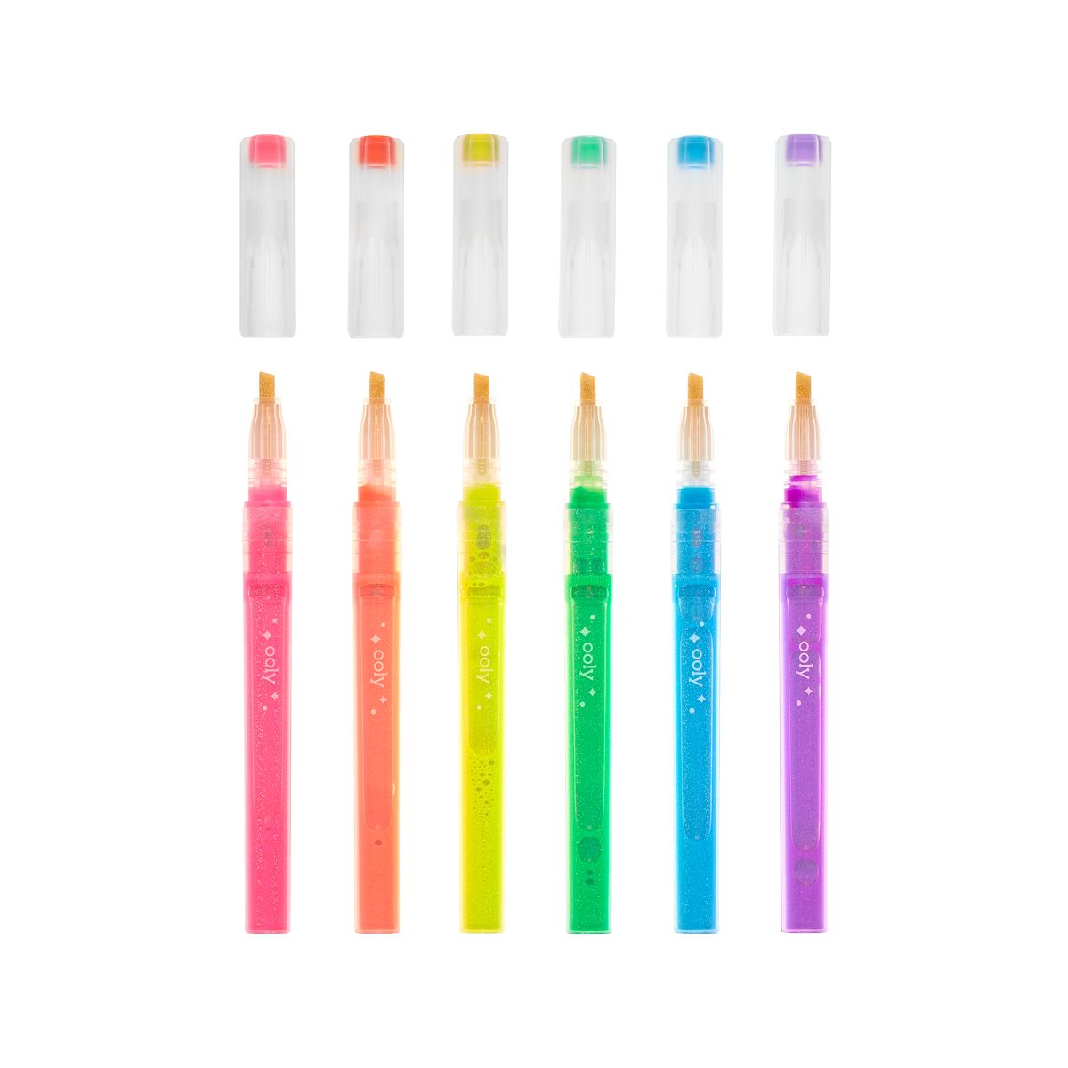 Foto 3 pulgar | Marcadores Ooly Neon Oh My Glitter de 6 pz