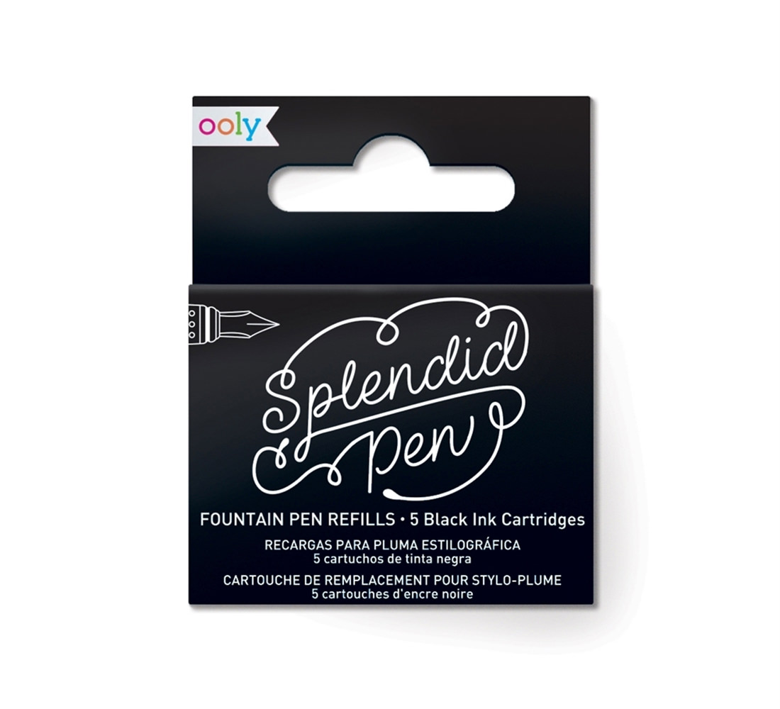 Foto 1 | Repuesto para Pluma Ooly Fuente Negro 5 pz