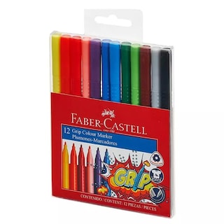 Foto 2 | 12 Plumones Faber Castell Grip Colour