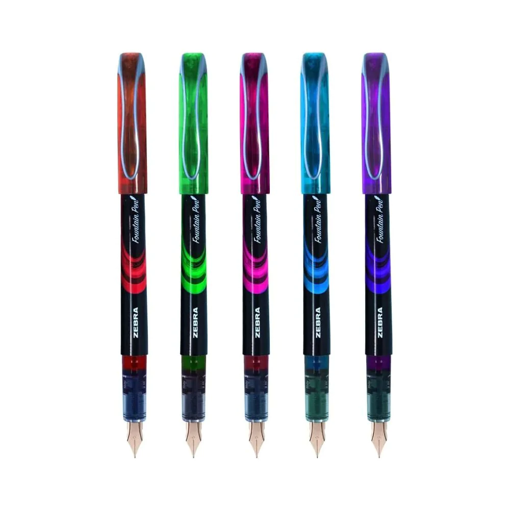 Pluma Fuente Desechable Z-fountain Pen Paquete De 5 Piezas