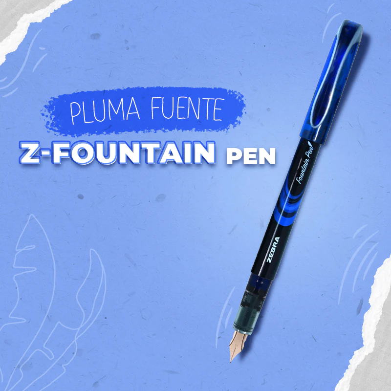 Foto 3 | Pluma Fuente Desechable Z-fountain Pen Paquete De 5 Piezas