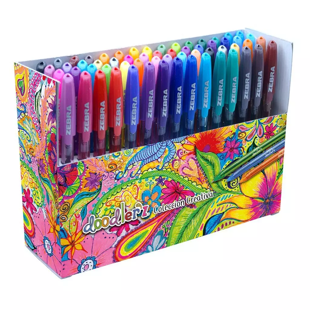 Foto 2 | Plumas De Gel Doodler'z Mega Set Bold Point 1.0 Mm Varios Colores 60 Unidades