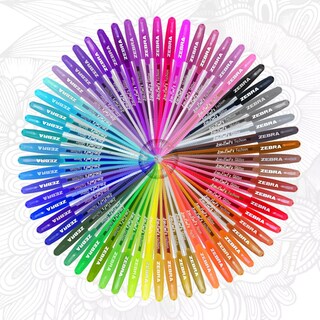 Foto 3 | Bolígrafos Zebra Pen De Gel Doodler'z Estuche 10 Piezas Glitter