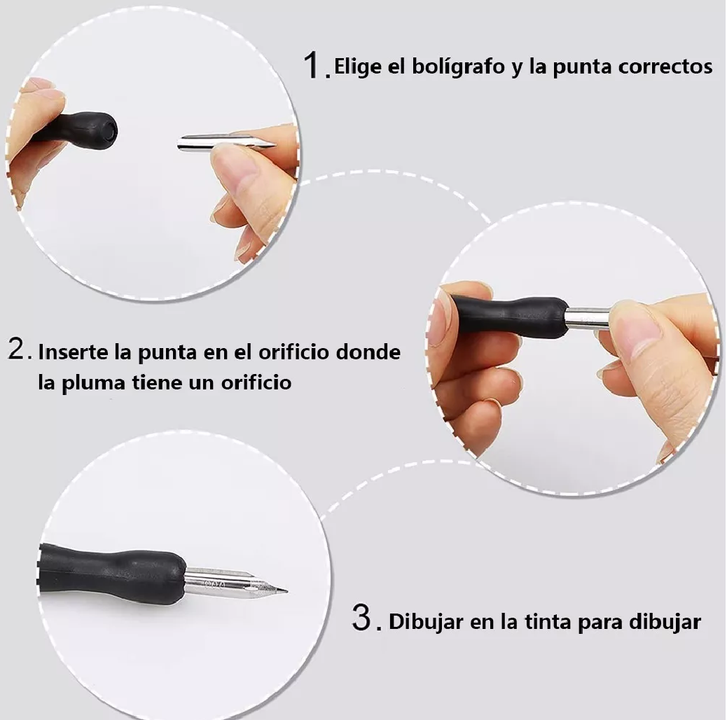 Foto 5 pulgar | Plumas para Caligrafía Cómics Belug