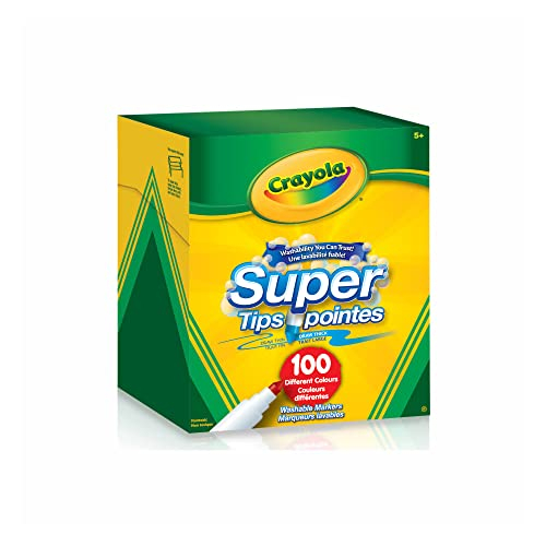 Venta Internacional- Crayola Marcadores Lavables Super Tips de 100 Unidades