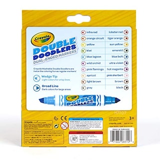 Foto 5 | Venta Internacional- Marcadores Lavables Crayola de Doble Punta 10 Piezas