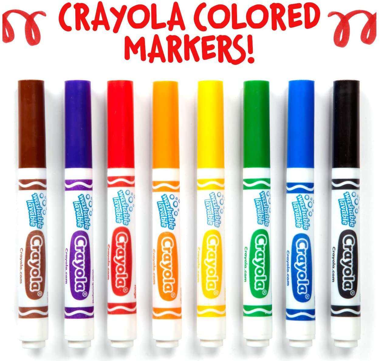 Foto 6 pulgar | Venta Internacional- Marcadores Crayola Lavables 12 Piezas color Púrpura