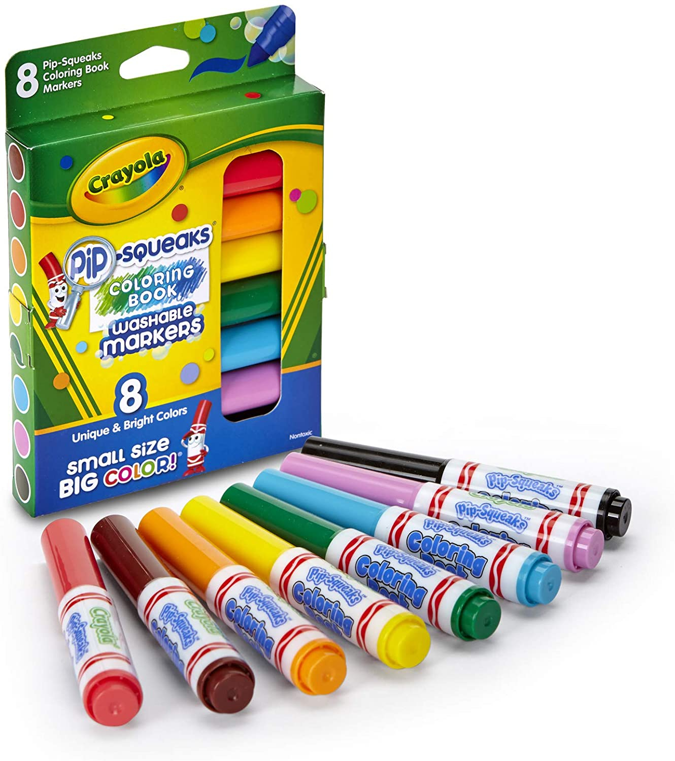 Venta Internacional- Marcadores Lavables Crayola 58-8704 Pip-squeaks