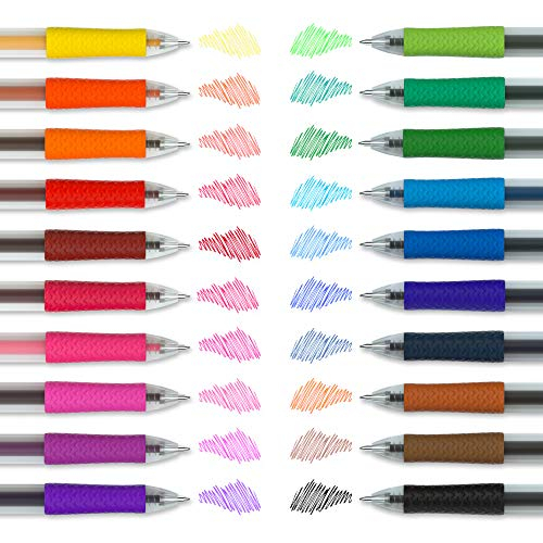 Foto 4 pulgar | Venta Internacional- Bolígrafos de Gel de Colores 20 Piezas Punto Medio (0.7 mm)
