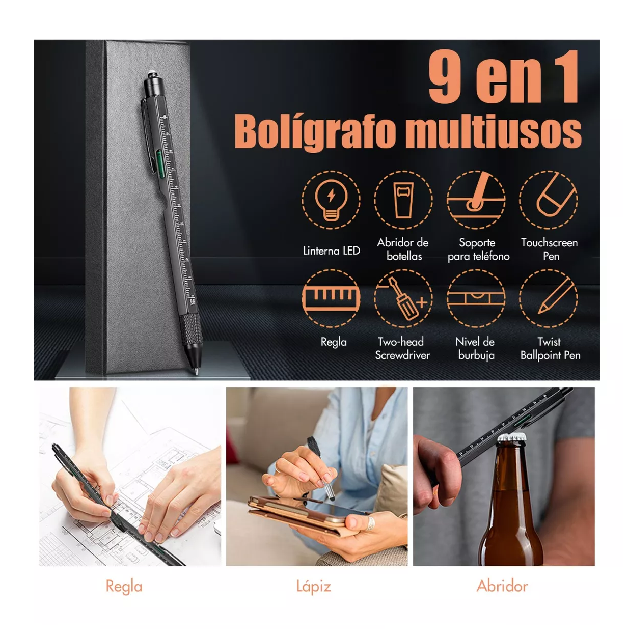 Foto 5 | Pluma Lab.G Multiusos 9 En 1