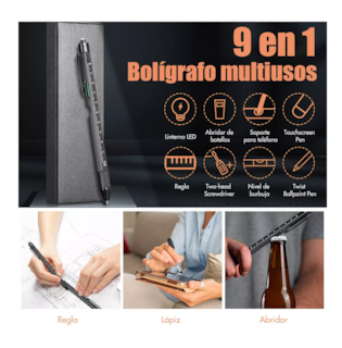 Foto 5 | Pluma Lab.G Multiusos 9 En 1