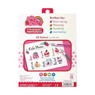 Foto 5 | Juego de 12 Bolígrafos de Gel Perfumados Yummy Yummy con Aroma a Fresa