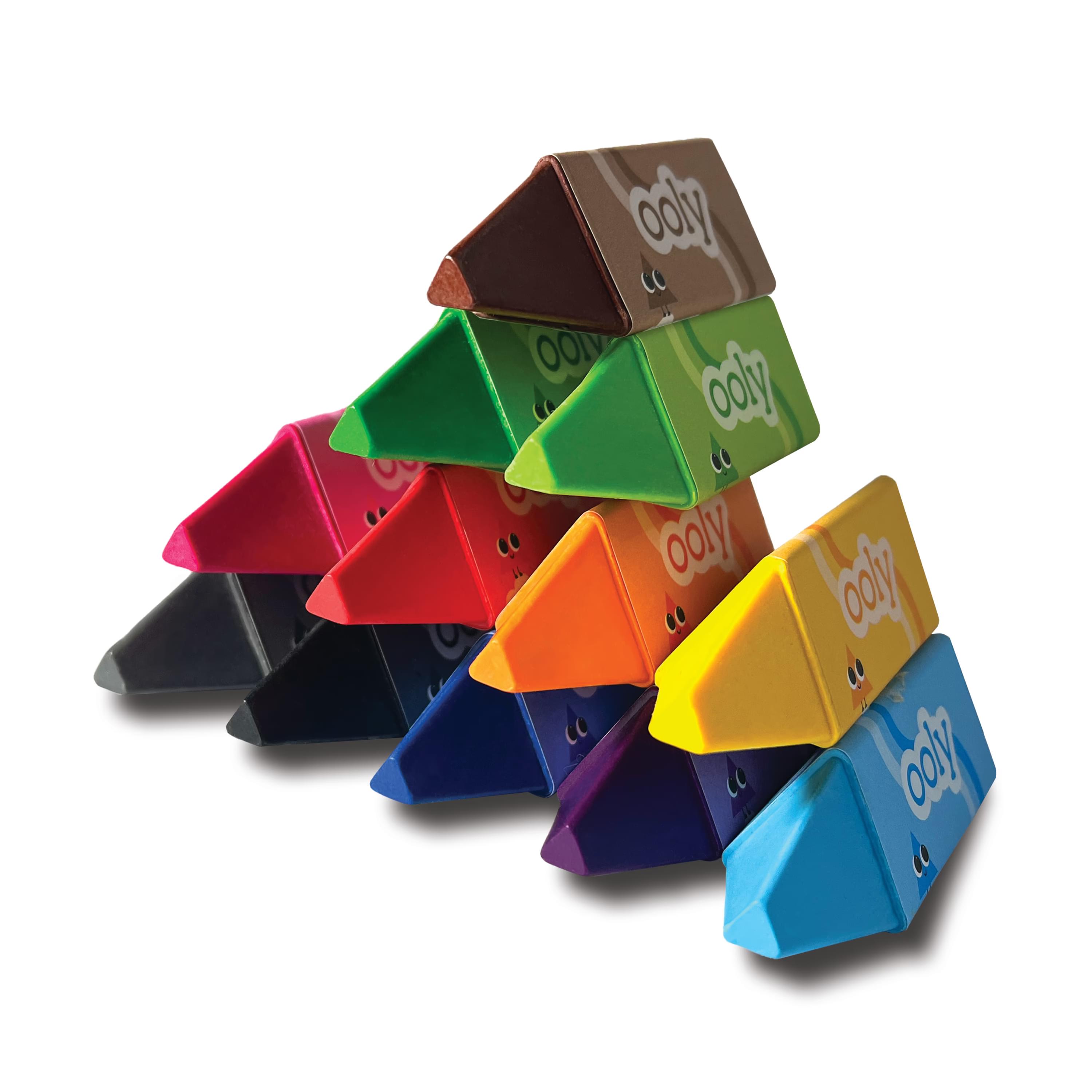 Foto 2 | Crayones Jumbo Ooly Happy Triangles Juego de 12 Piezas