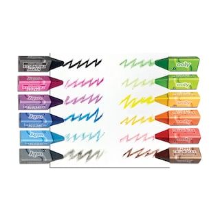 Foto 3 | Crayones Jumbo Ooly Happy Triangles Juego de 12 Piezas