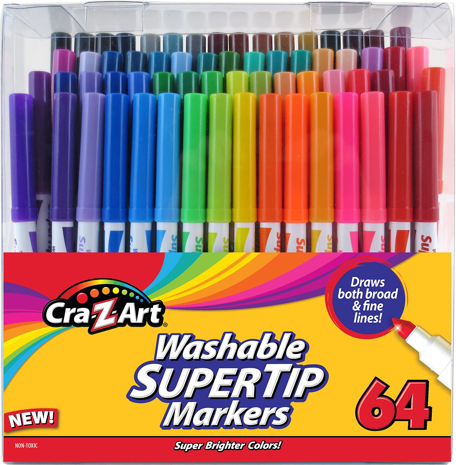 Foto 1 | Juego De Rotuladores Cra-z-art Crazy Art Super Tip, 64 Unidades - Venta Internacional.