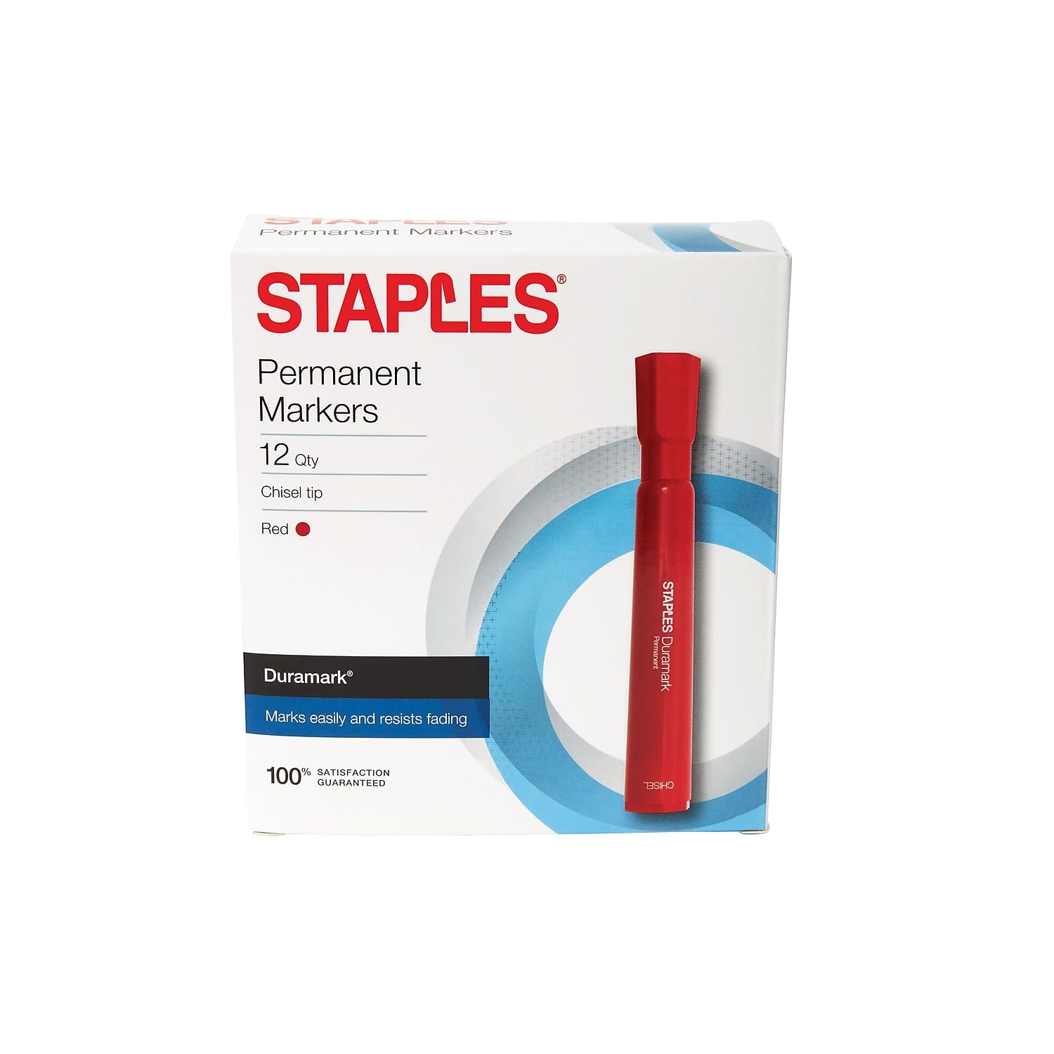 Foto 5 pulgar | Rotuladores Permanentes Staples Duramark Medium Point, Color Rojo, 36 Unidades - Venta Internacional.