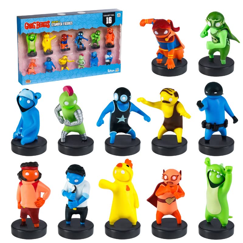 Foto 3 pulgar | Stampers P.m.i. Gang Beasts Para Niños, Juego De 12 Unidades, 16 Sellos - Venta Internacional.