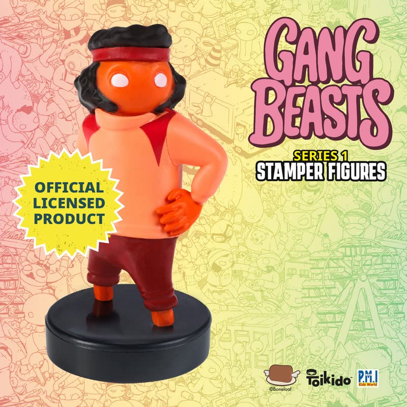 Foto 8 pulgar | Stampers P.m.i. Gang Beasts Para Niños, Juego De 12 Unidades, 16 Sellos - Venta Internacional.