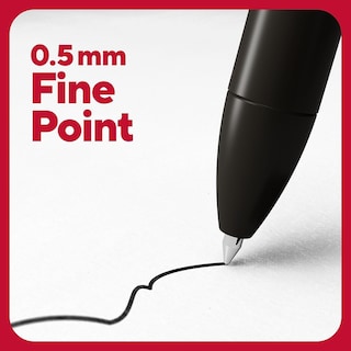 Foto 3 | Bolígrafo De Gel Staples Tru Red Retráctil De Secado Rápido De 0,5 Mm Con Punta Fina - Venta Internacional.