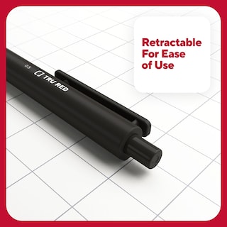 Foto 4 | Bolígrafo De Gel Staples Tru Red Retráctil De Secado Rápido De 0,5 Mm Con Punta Fina - Venta Internacional.