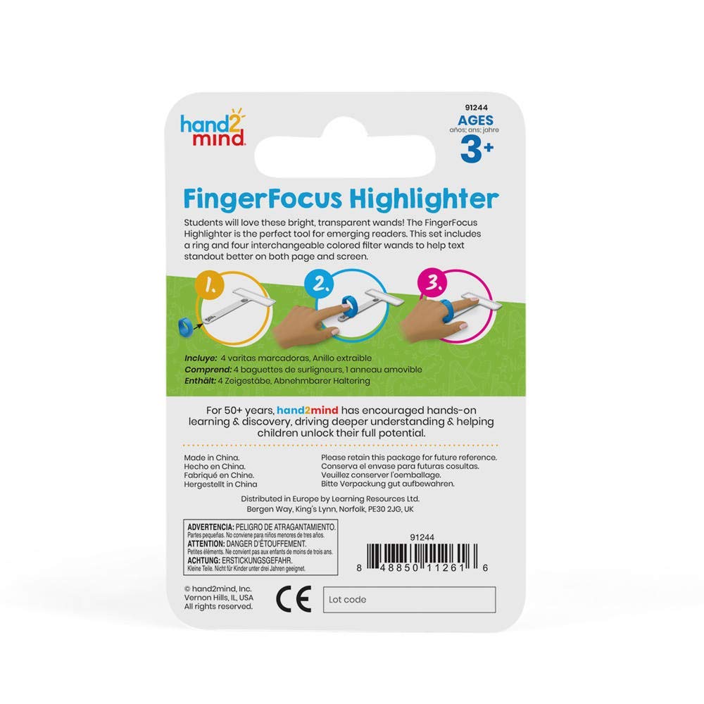 Foto 8 pulgar | Iluminador Fingerfocus Hand2mind Para Niños (1 Paquete) - Venta Internacional.