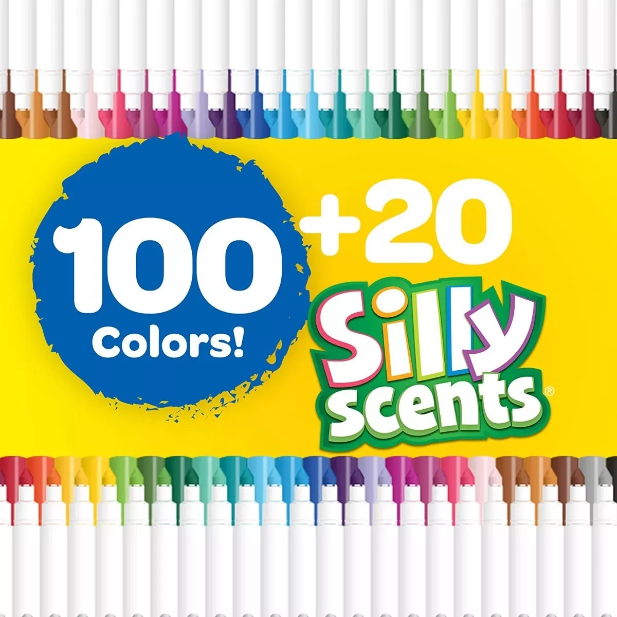 Foto 4 pulgar | Plumones Crayola Supertips 100 + 20 Doodle Scents