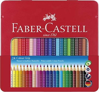 Foto 1 | Estuche De 24 Colores Para Lápices De Colores Faber-castell Grip 2001 - Venta Internacional.