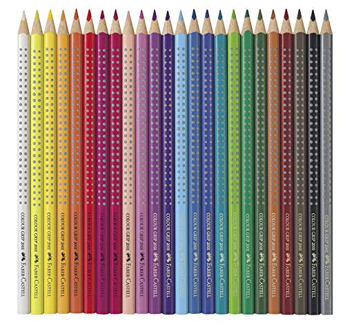 Foto 2 | Estuche De 24 Colores Para Lápices De Colores Faber-castell Grip 2001 - Venta Internacional.