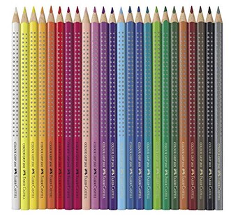 Foto 2 | Estuche De 24 Colores Para Lápices De Colores Faber-castell Grip 2001 - Venta Internacional.