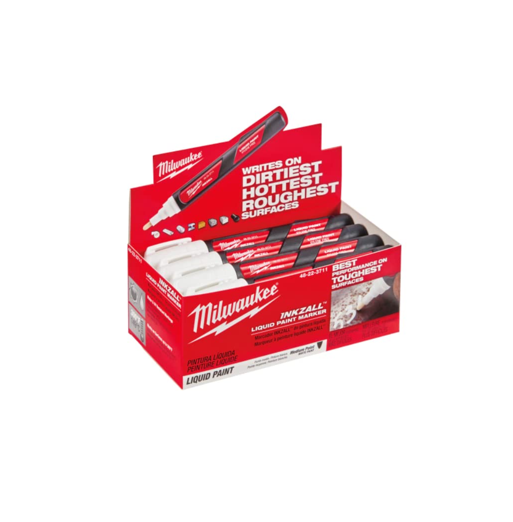 Foto 5 | Marcadores De Pintura Milwaukee Inkzall Liquid, Paquete De 12 - Venta Internacional.