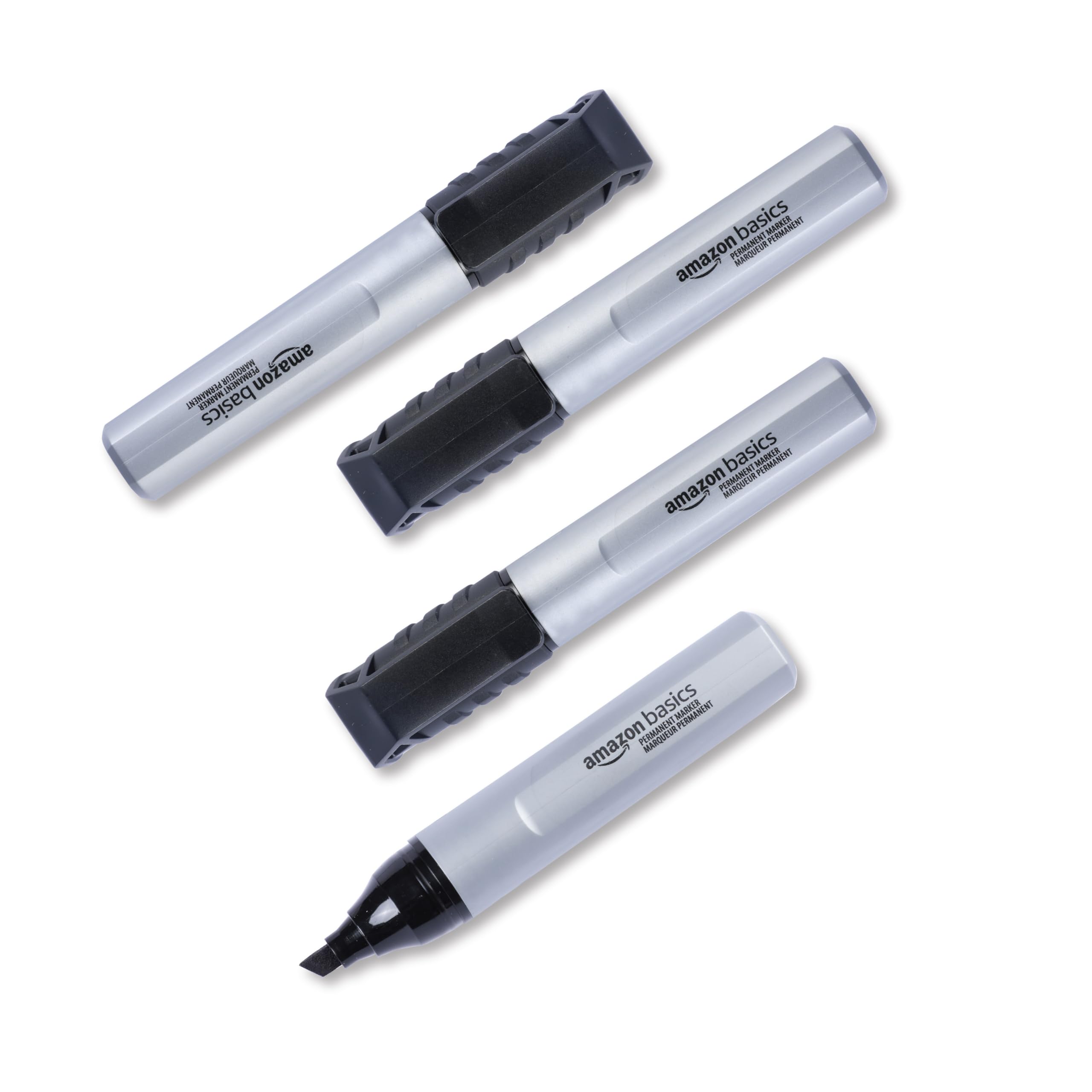 Foto 3 | Rotuladores Permanentes Amazon Basics Negro Paquete de 12 - Venta Internacional