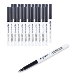 Foto 1 | Rotuladores Permanentes Amazon Basics Ultra Fine Point Black Paquete de 24 - Venta Internacional