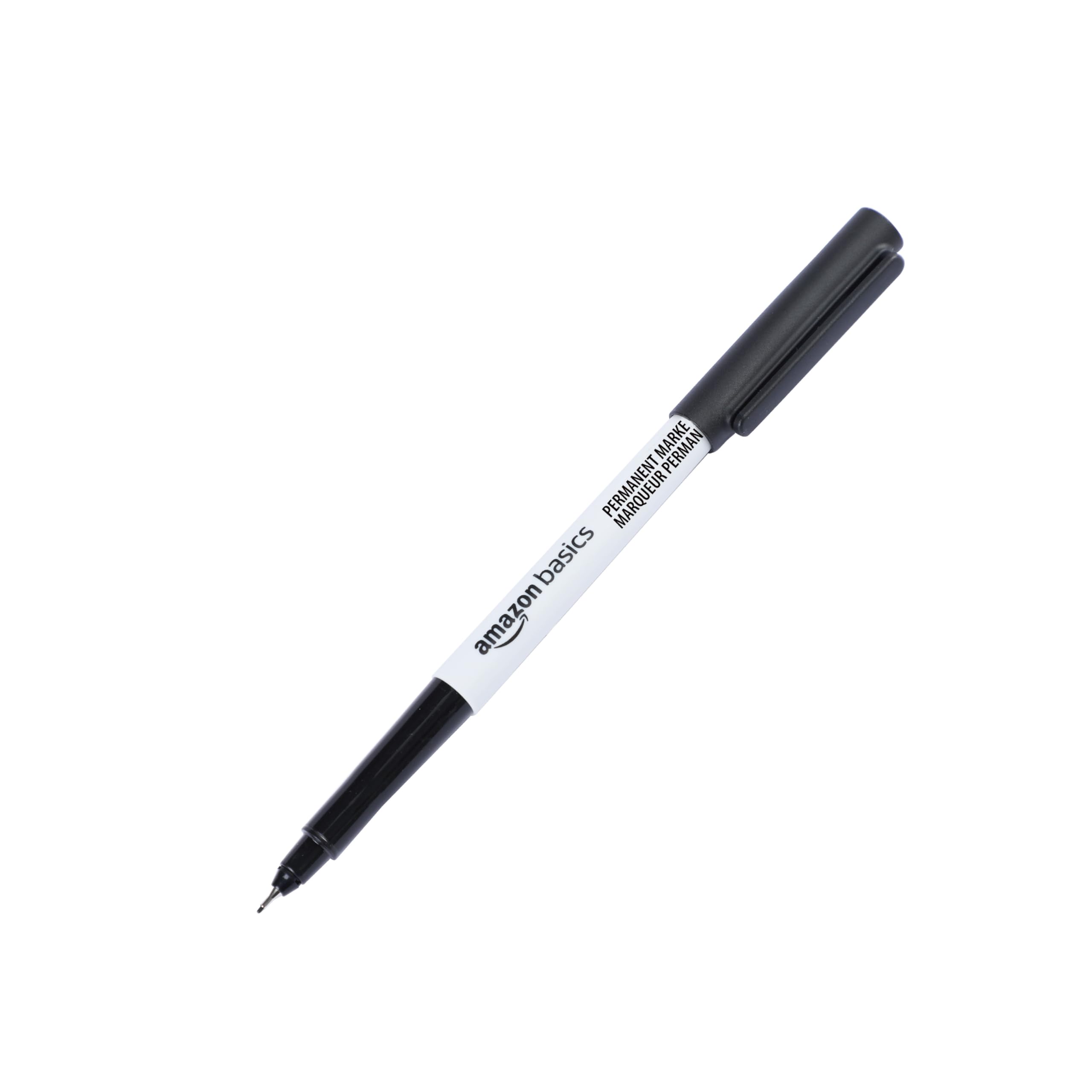 Foto 5 pulgar | Rotuladores Permanentes Amazon Basics Ultra Fine Point Black Paquete de 12 - Venta Internacional