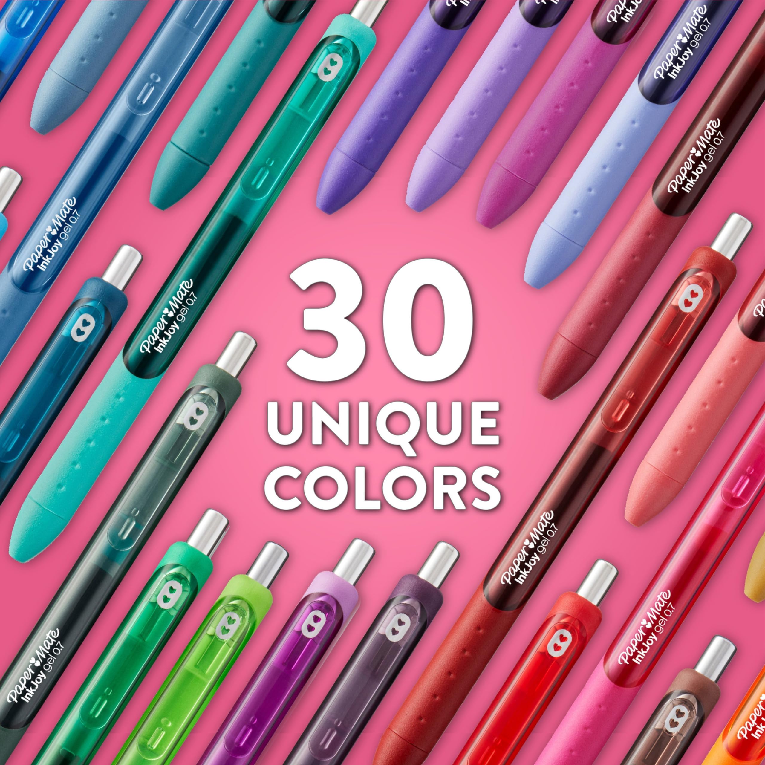 Foto 5 | Bolígrafos De Gel Paper Mate Inkjoy De Punta Media, 0,7 Mm, 36 Unidades - Venta Internacional.