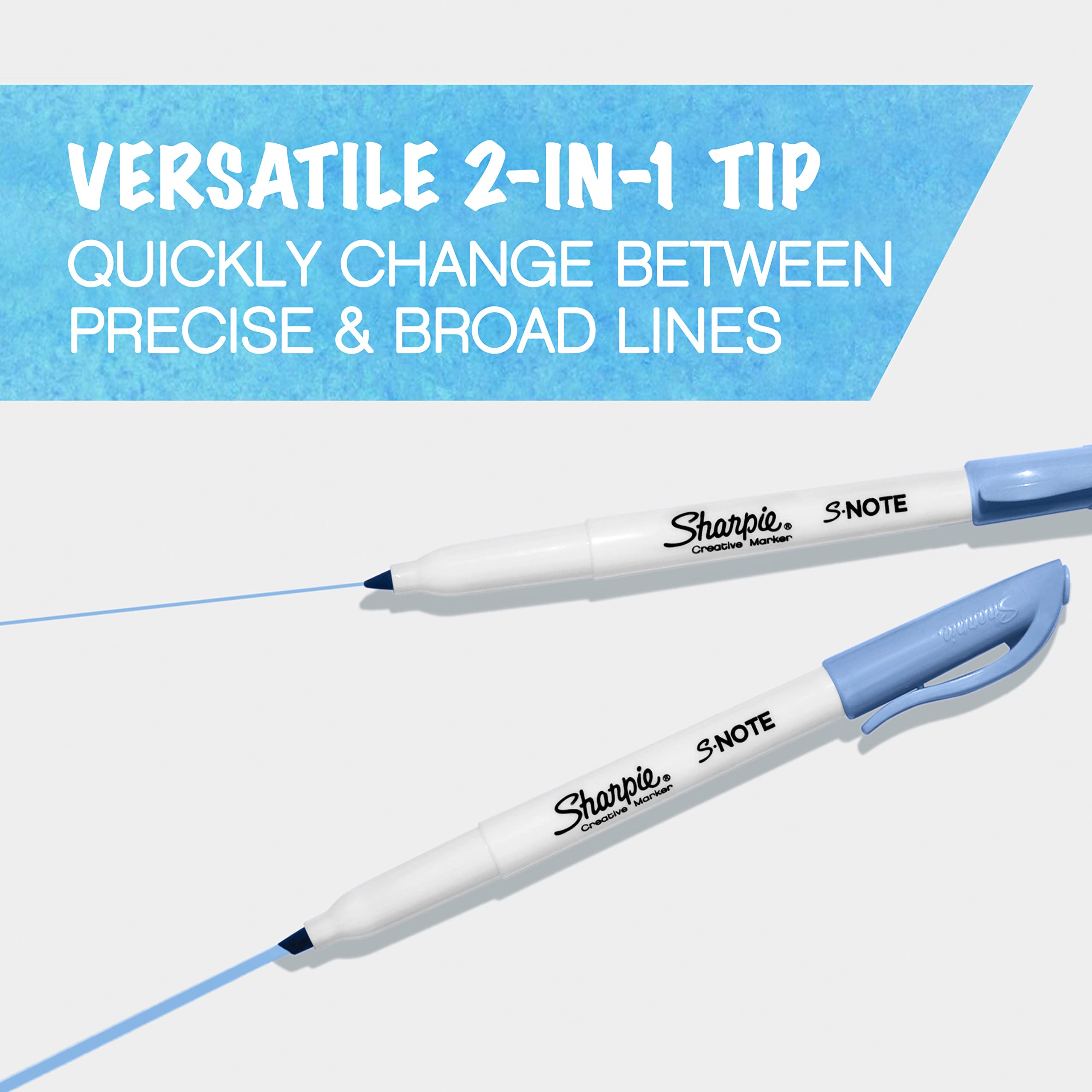 Foto 6 | Juego De Rotuladores Sharpie S-note Creative Pastel, 24 Unidades - Venta Internacional.