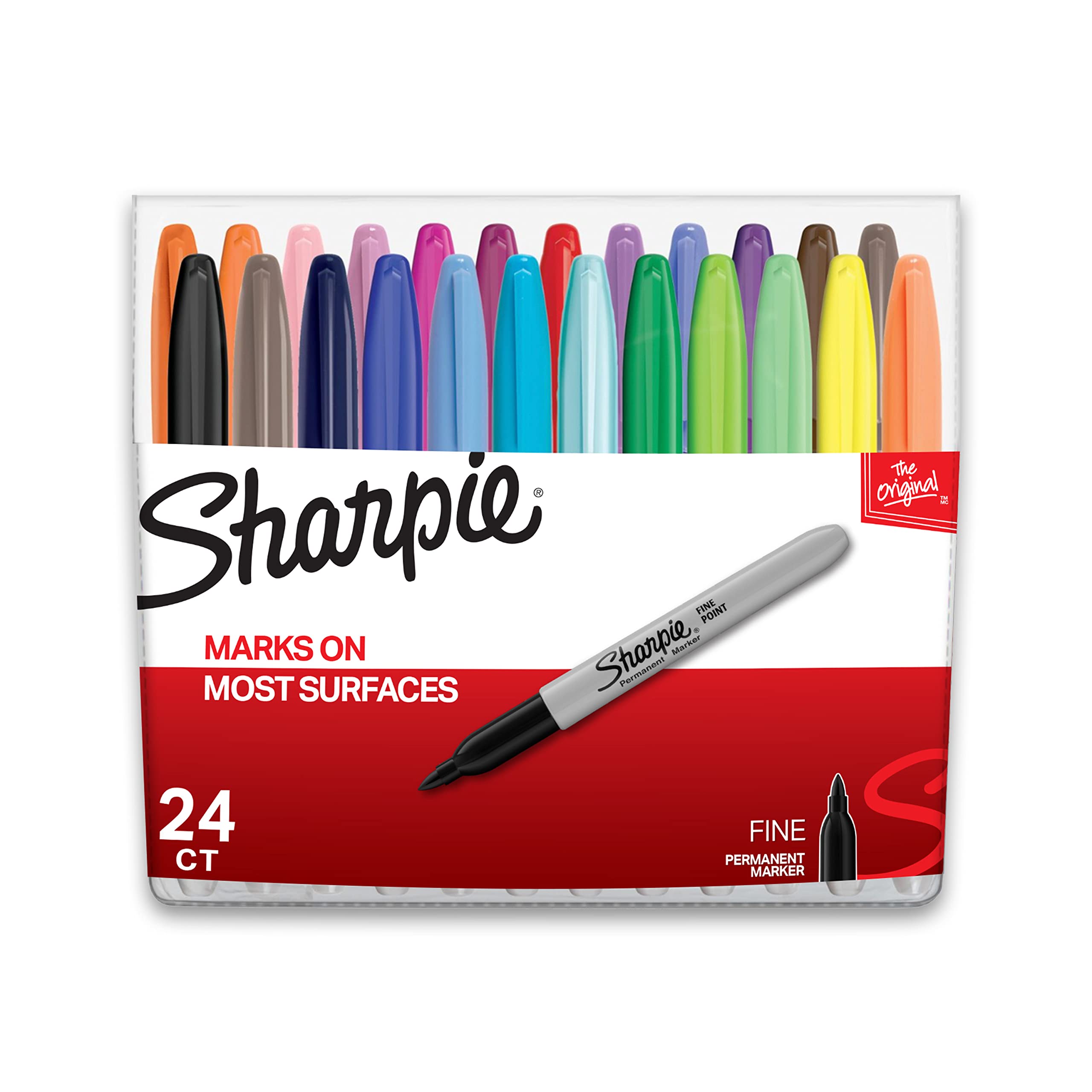 Foto 2 pulgar | Rotuladores Permanentes Sharpie Fine Point, Colores Surtidos, 24 Colores - Venta Internacional.