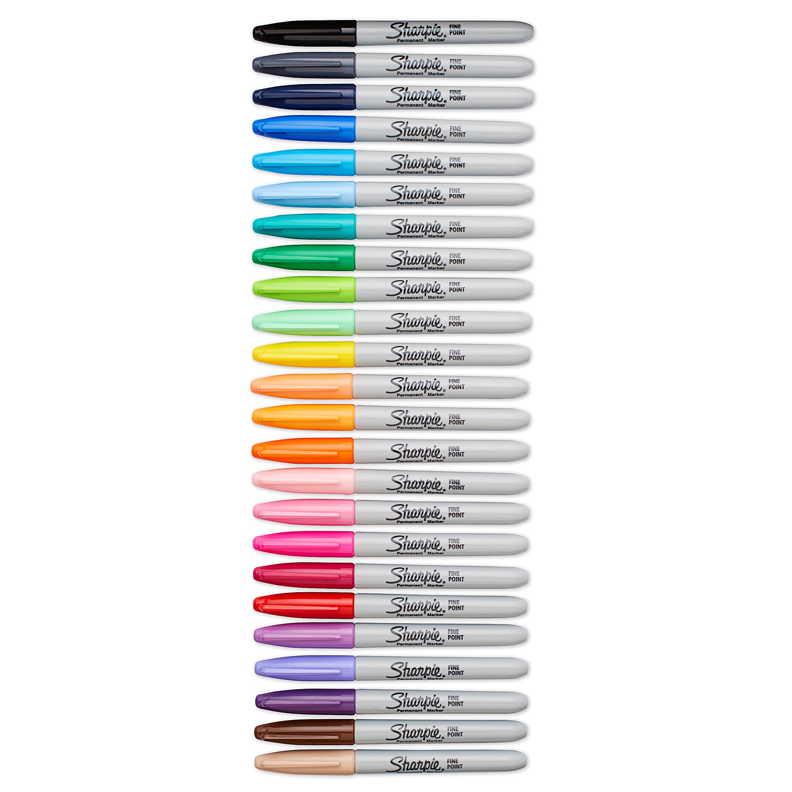 Foto 2 | Rotuladores Permanentes Sharpie Fine Point, Colores Surtidos, 24 Colores - Venta Internacional.